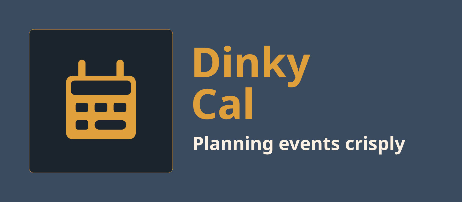 DinkyCal Cover